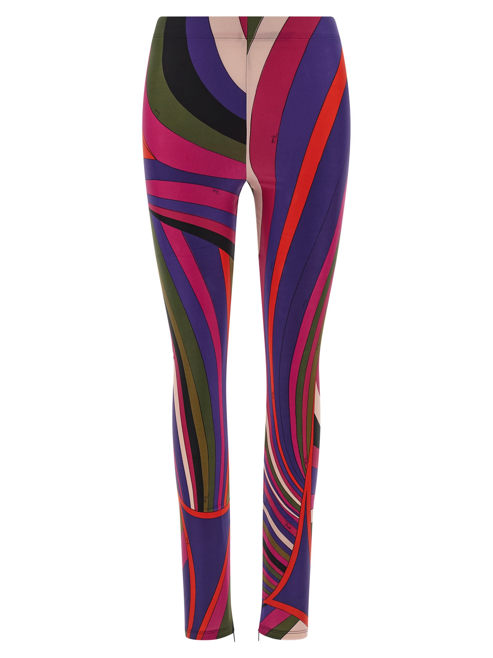 Pucci Stretch Fit Leggings For Active Lifestyle In Multi