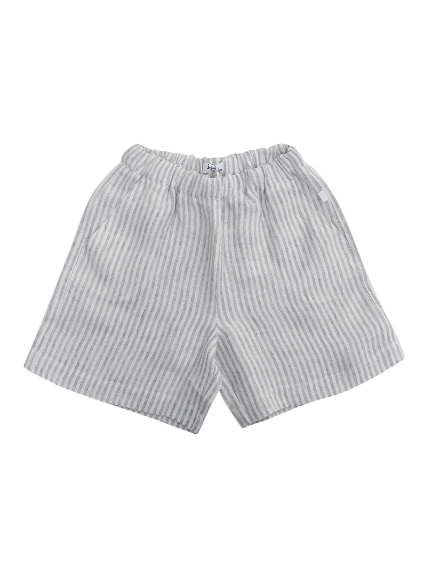 Il Gufo Shorts In Grey