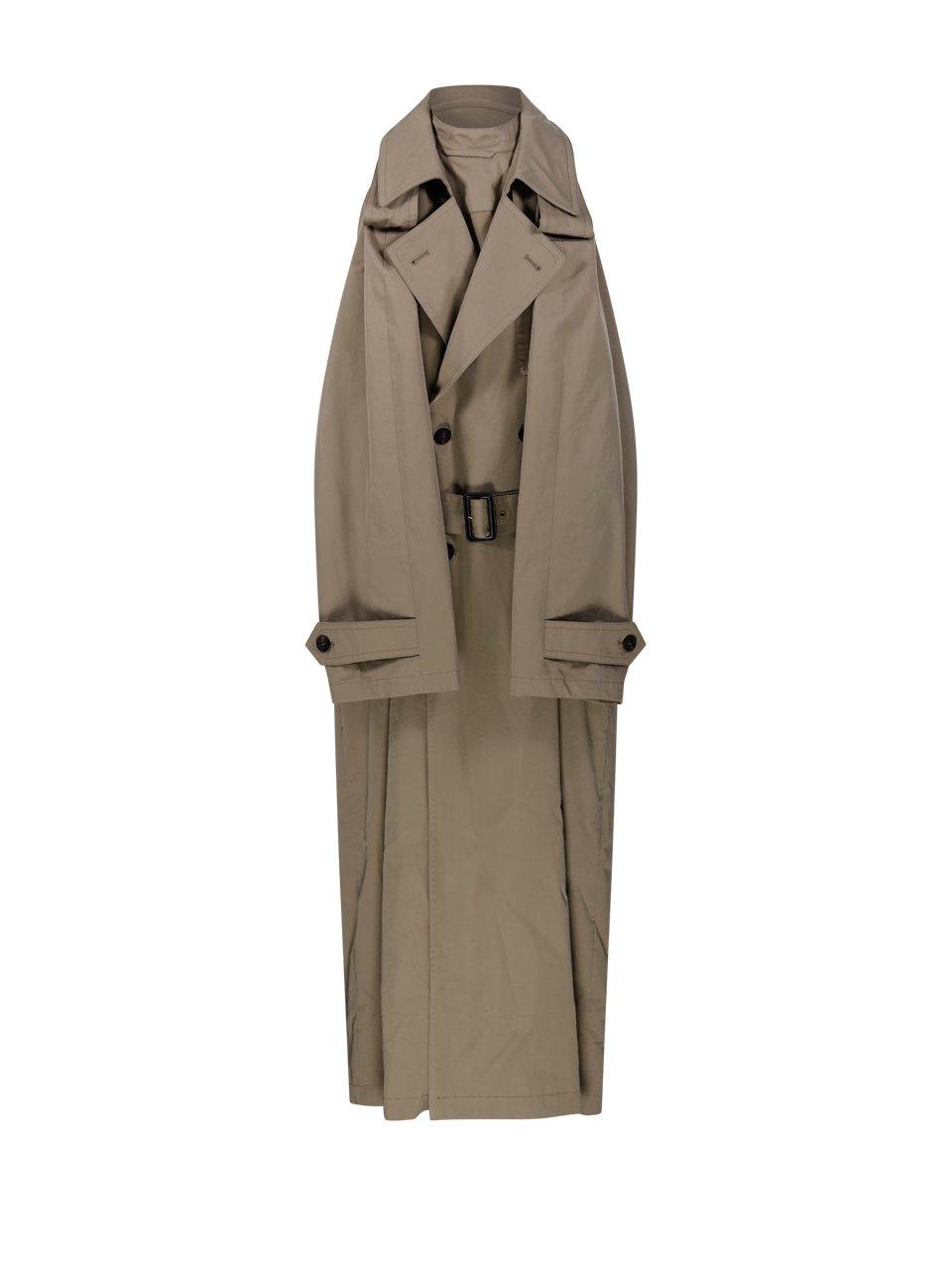 Cappuccino Cotton Trench Suspended Dress