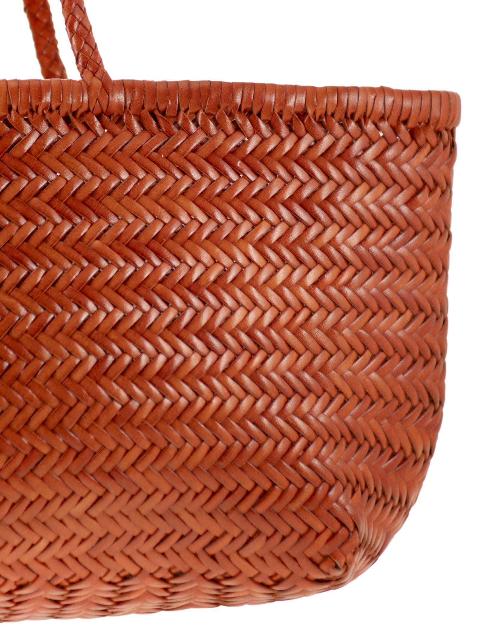 Dragon Diffusion Triple Jump Big - Woven Leather Bag