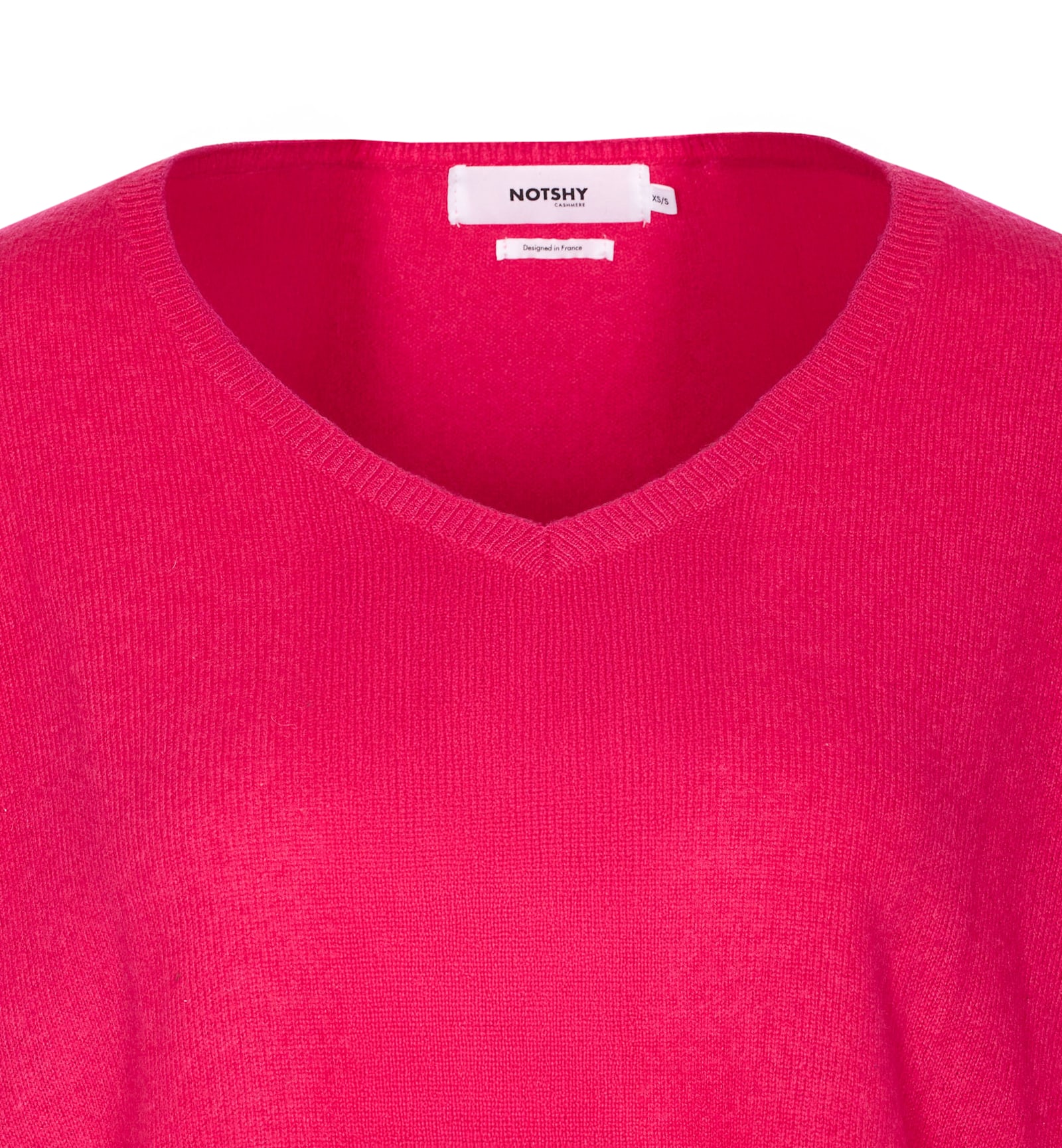 Not Shy V-neck Cashmere Sweater In Pink