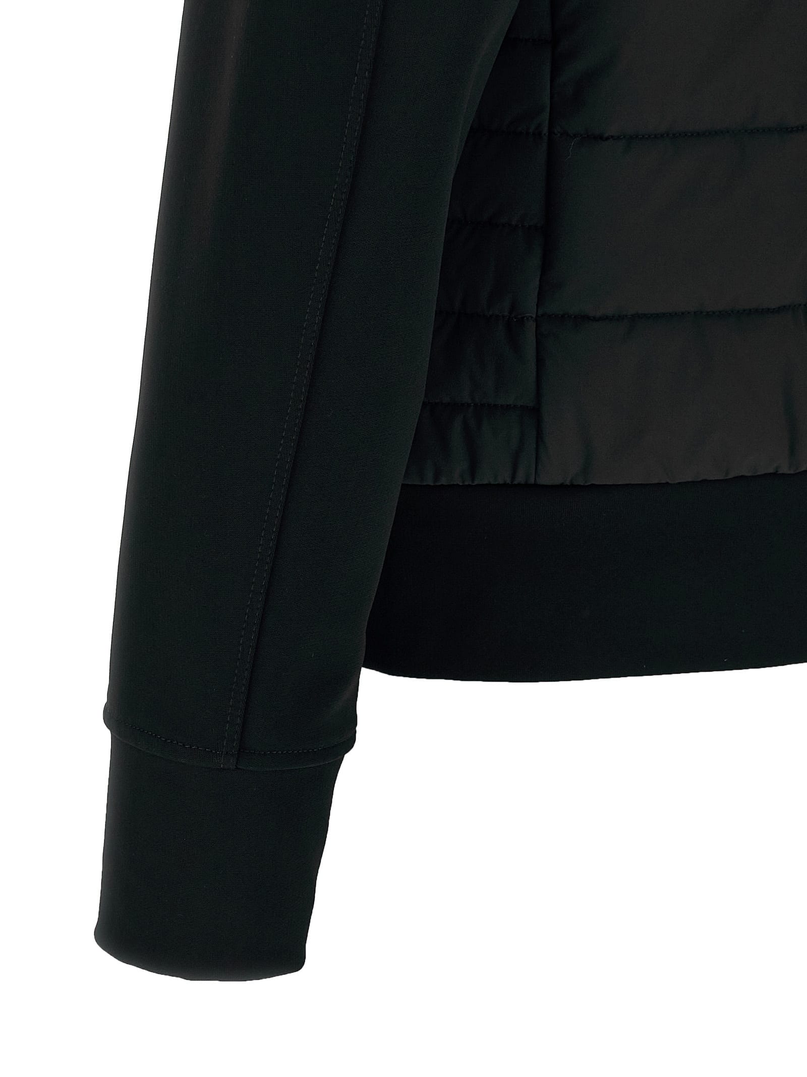 Parajumpers Mick Quilted High-neck Jacket In Black