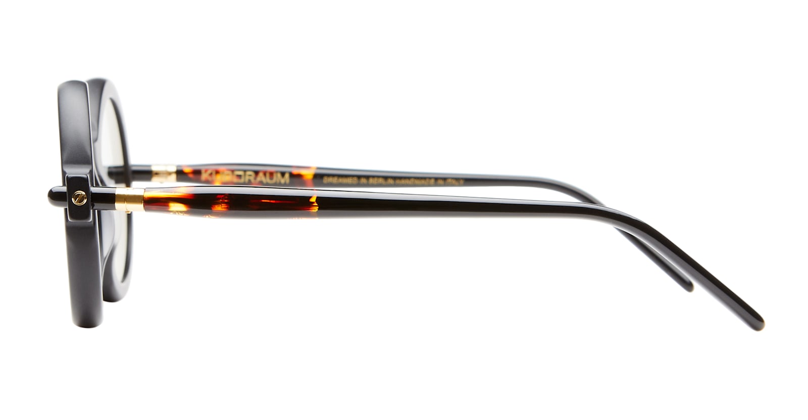 Kuboraum Mask P1 - Black Matt / Havana Sunglasses In Black