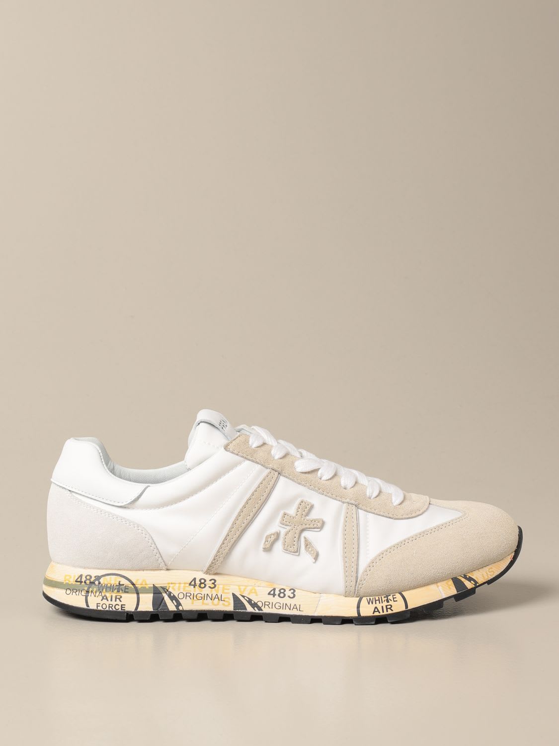 Premiata Sneakers Lucy Premiata Sneakers In Leather And Nylon Suede