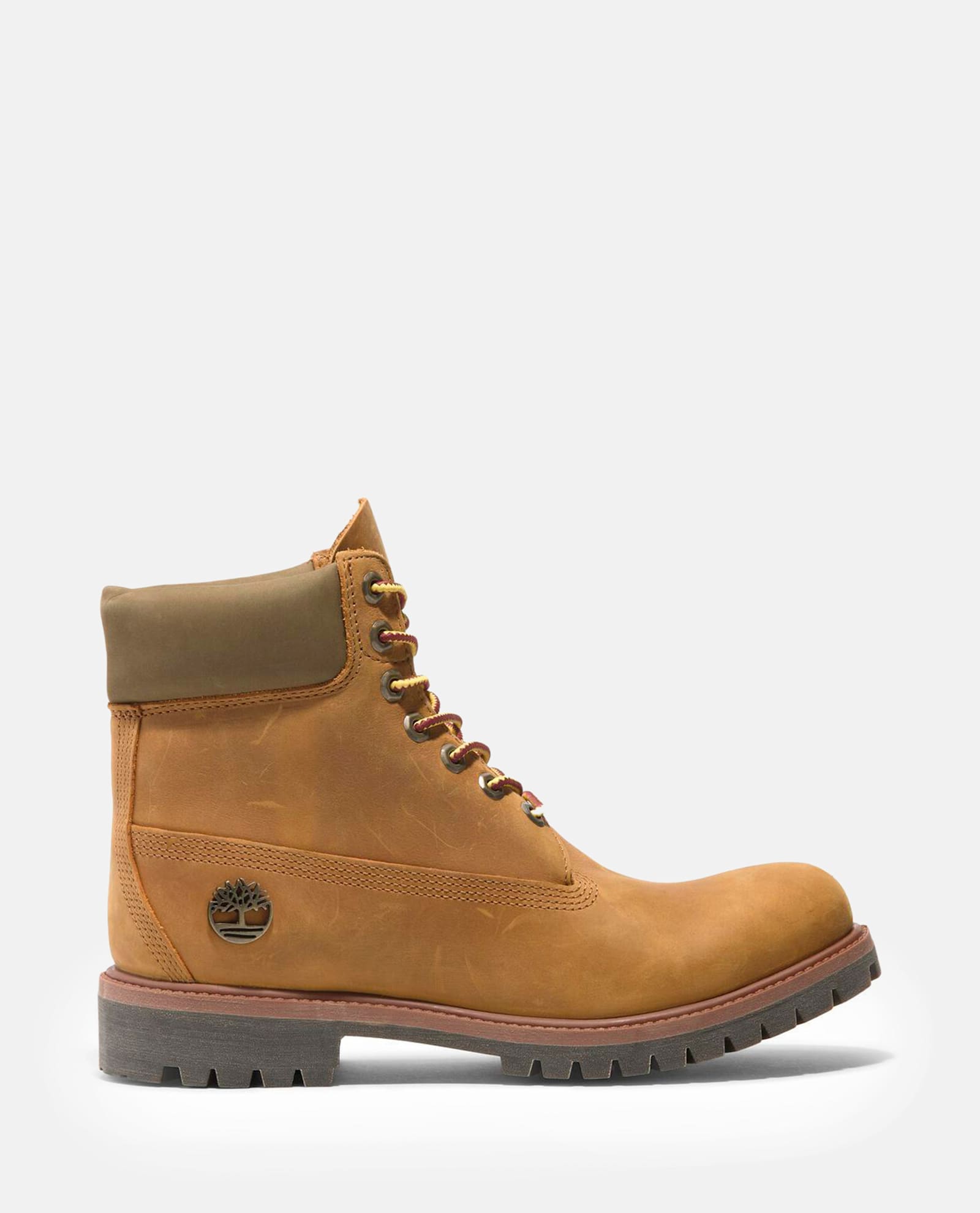 Timberland Premium 6 Inch Lace Up Waterproof Boot Full Grain In Beige