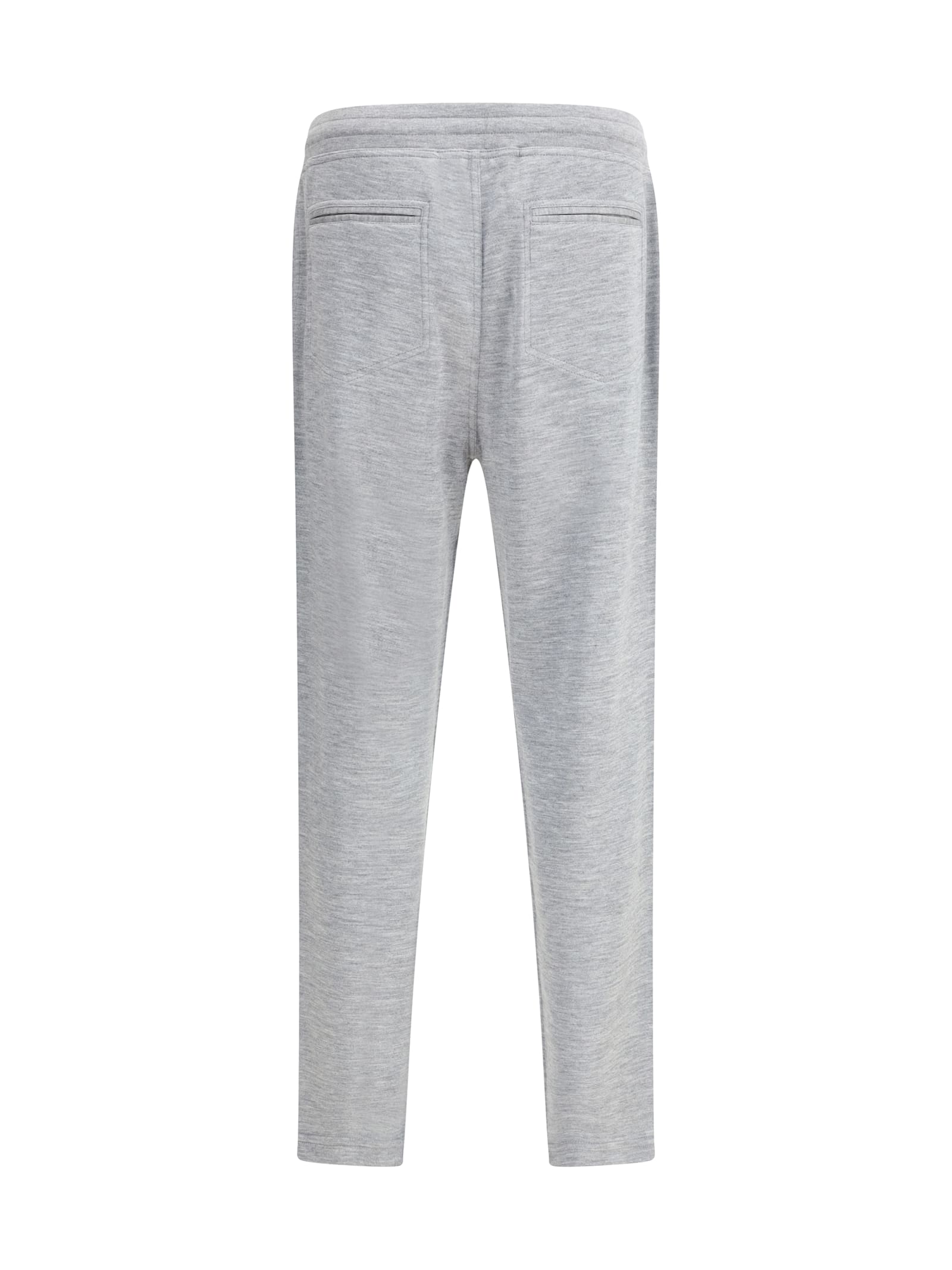 Brunello Cucinelli Men Cashmere Sweatpants In Gray