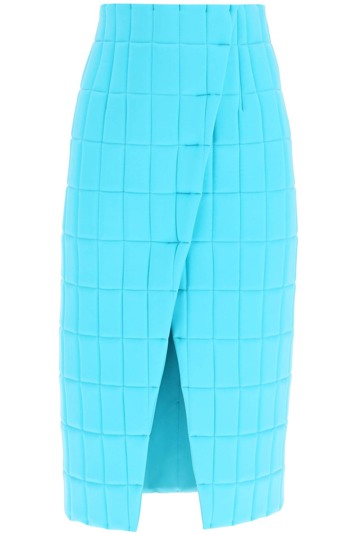 A.W.A.K.E. Mode Quilted Wrap Skirt