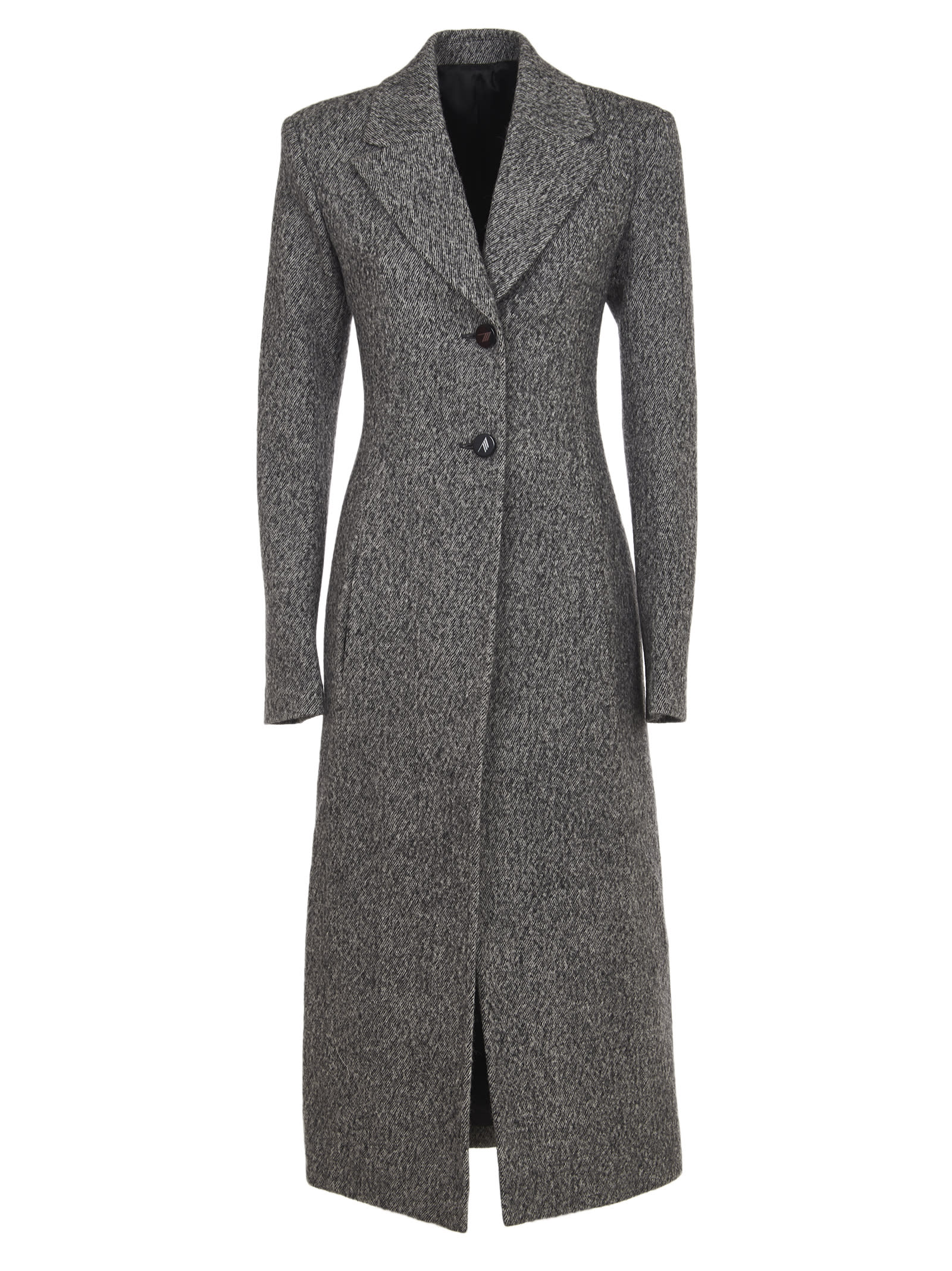 The Attico Grey Long Coat