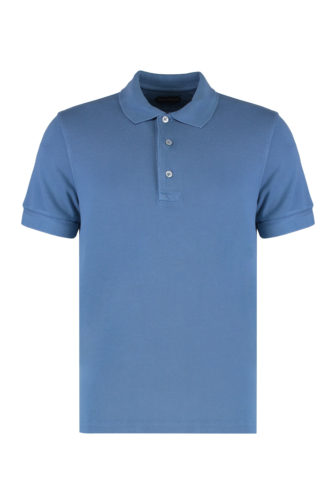 Tom Ford Cotton Blend Piqué Polo Shirt