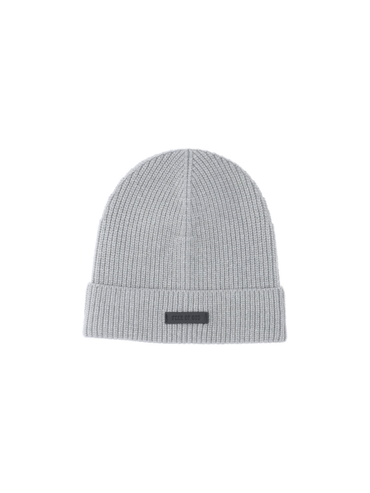 Fear Of God Knitted Hat With Logo In Gray