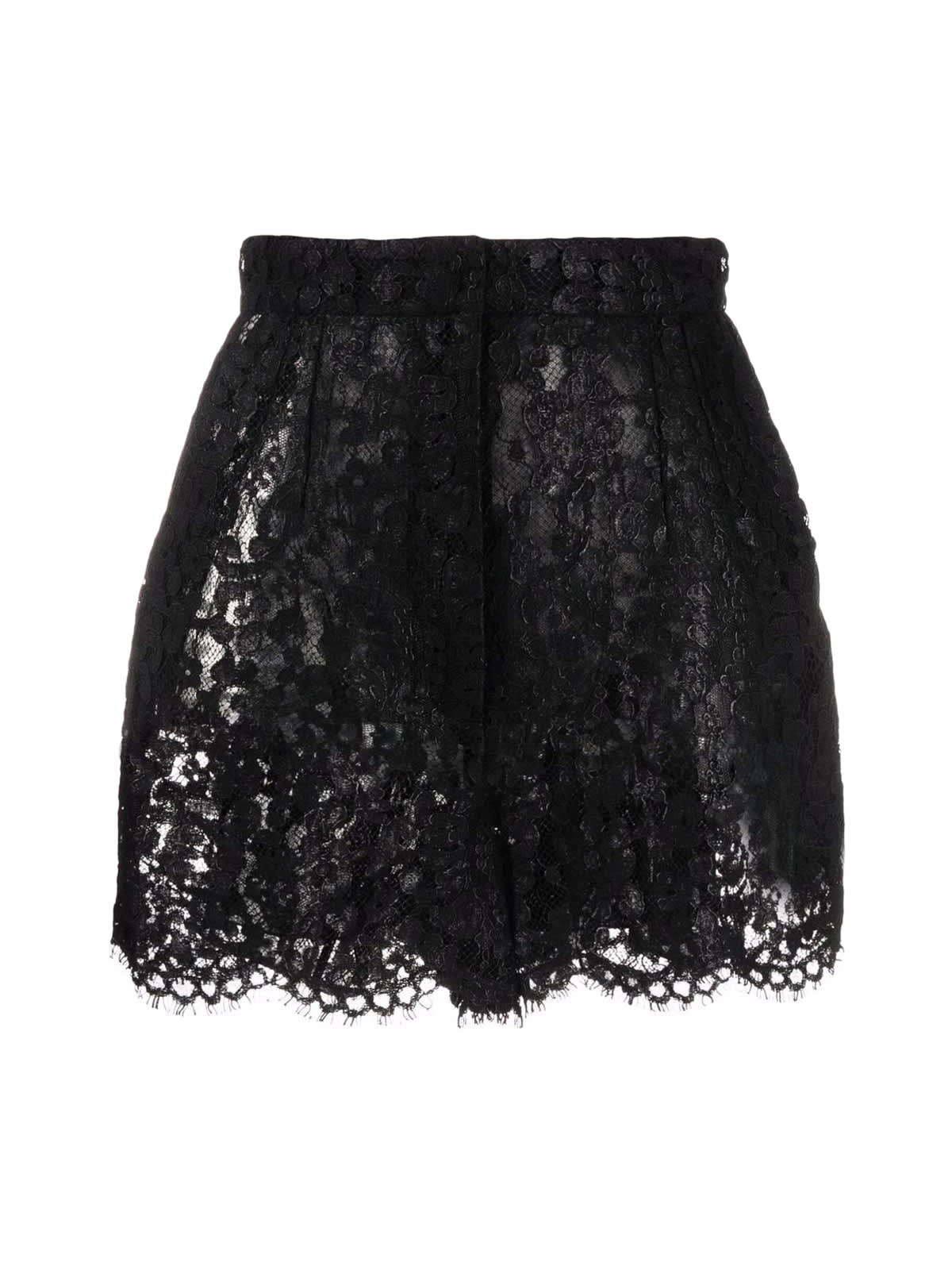 Dolce & Gabbana High-wasted Lace Shorts