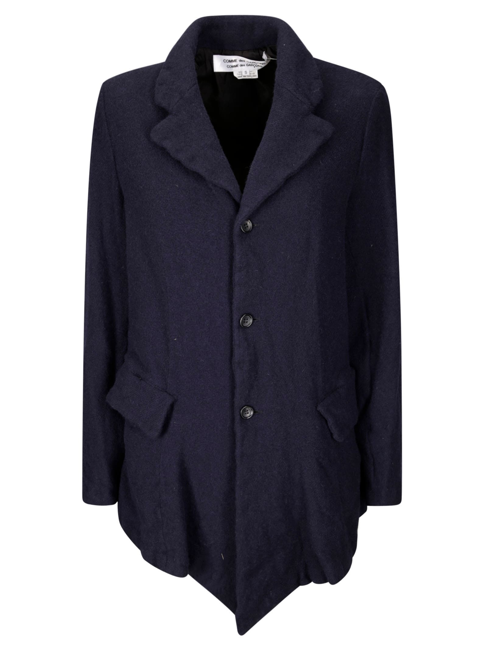 Shop Comme Des Garçons Comme Des Garçons Ladies Jacket In Navy