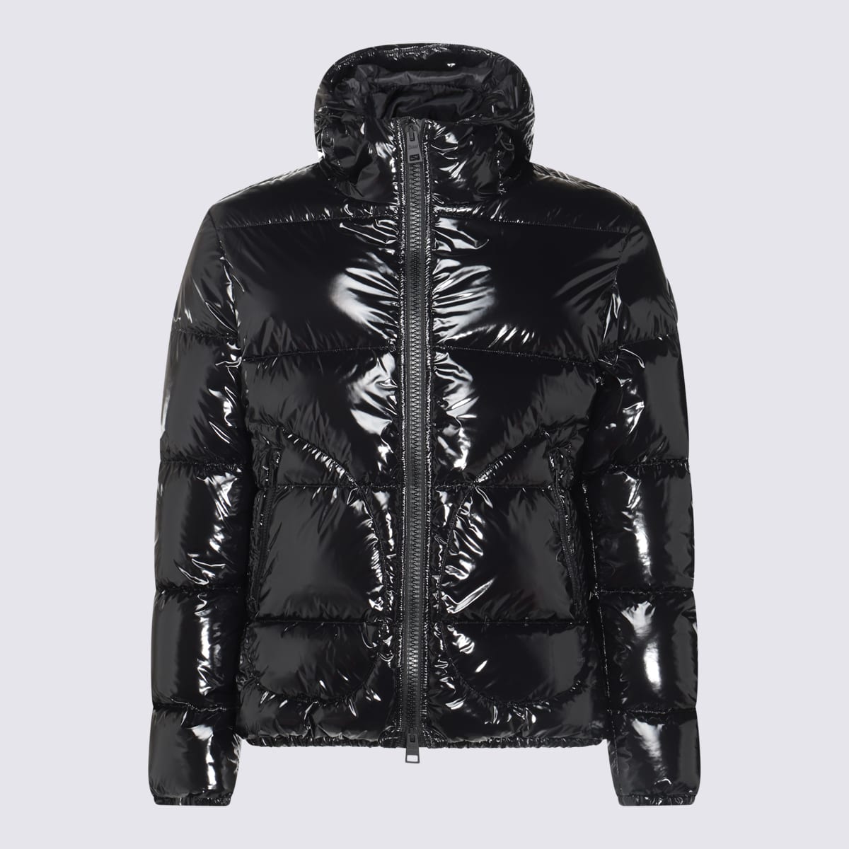 Herno Coats Blacks And Greys In Black