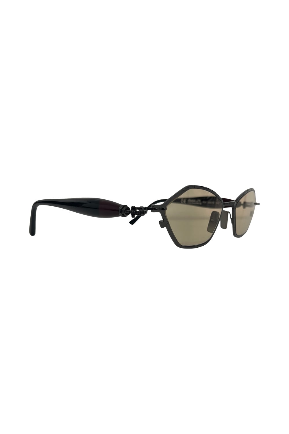 Kuboraum Mask J70 Rh In Gun Metal/ Light Brown