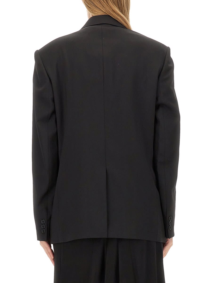 Shop Helmut Lang Oversize Fit Jacket In Black