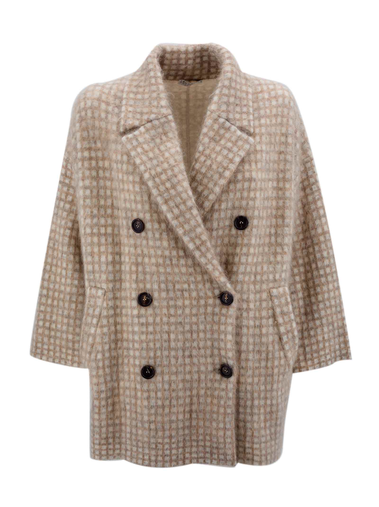 Brunello Cucinelli Knitted Construction Coat