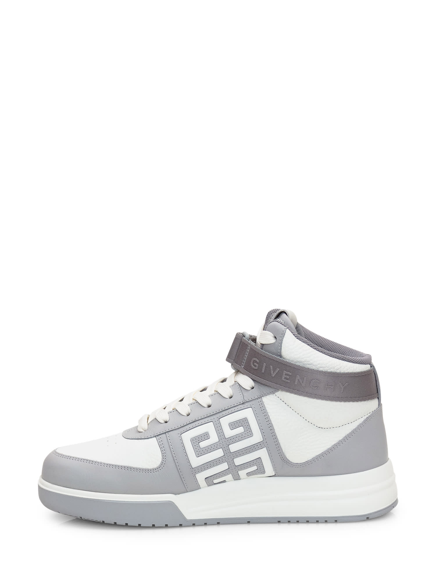 Shop Givenchy G4 High Sneaker In Grey