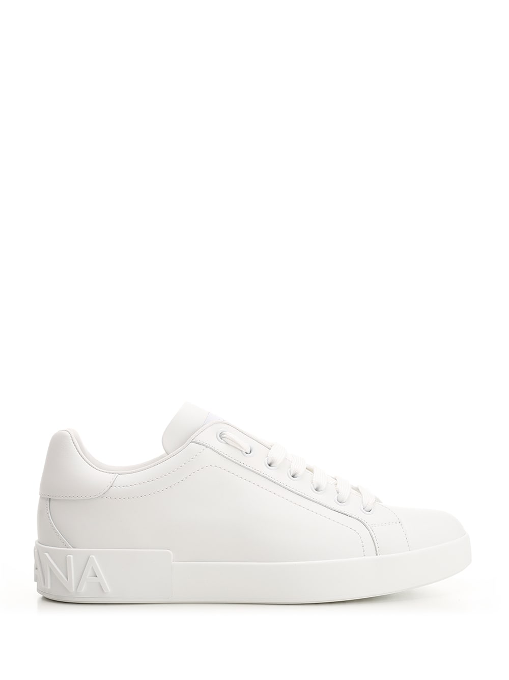 Dolce & Gabbana Portofino Low Sneaker In Bianco