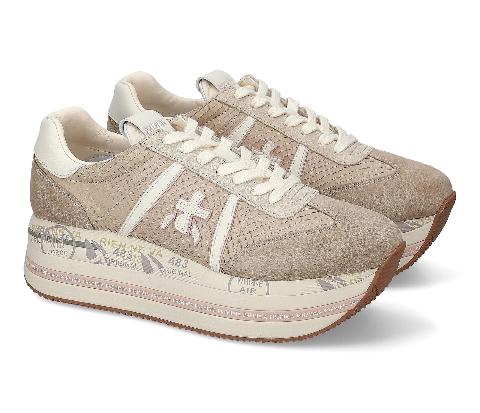 Shop Premiata Beth In Beige