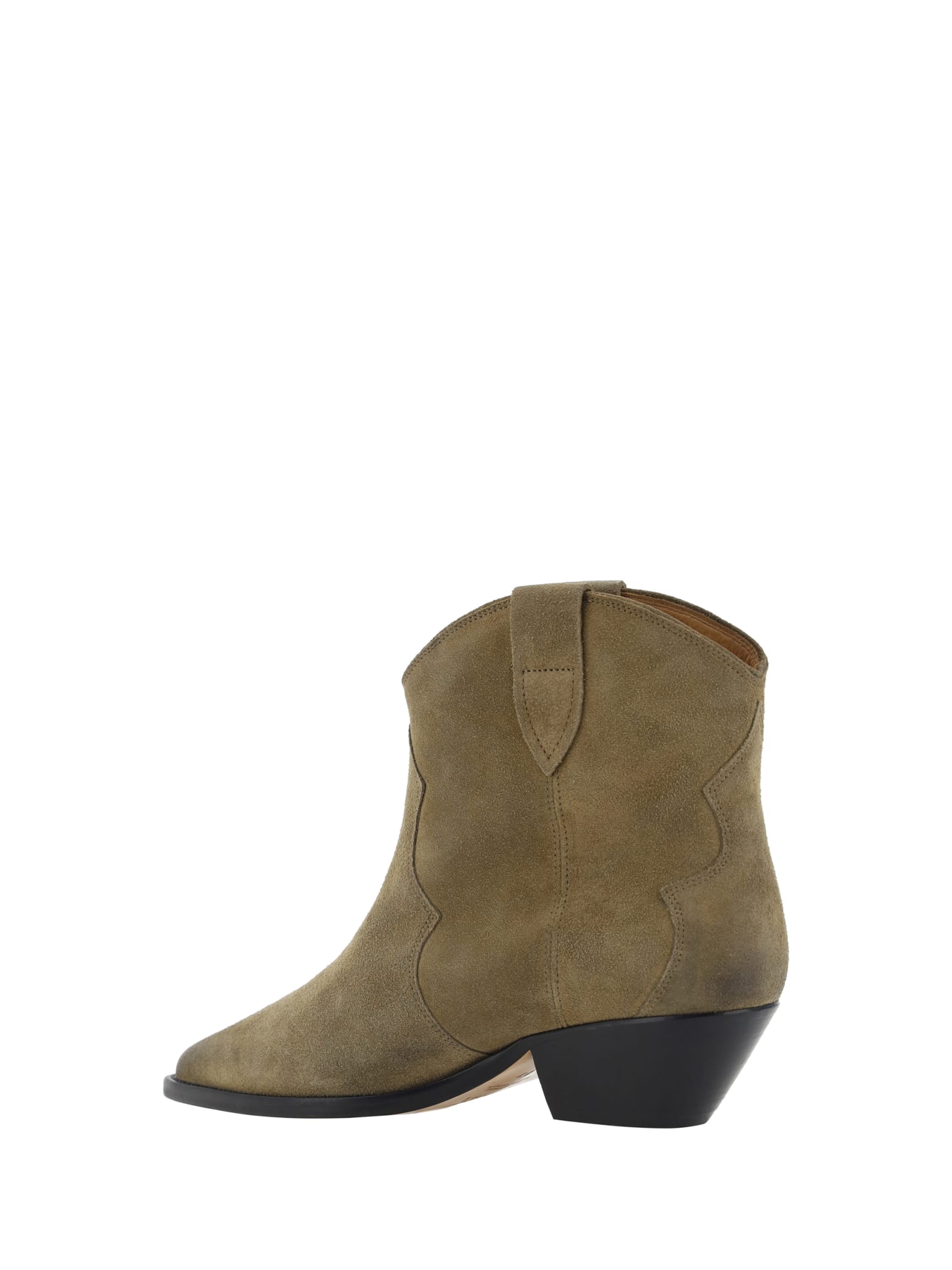 Shop Isabel Marant Dewina Boots In Taupe