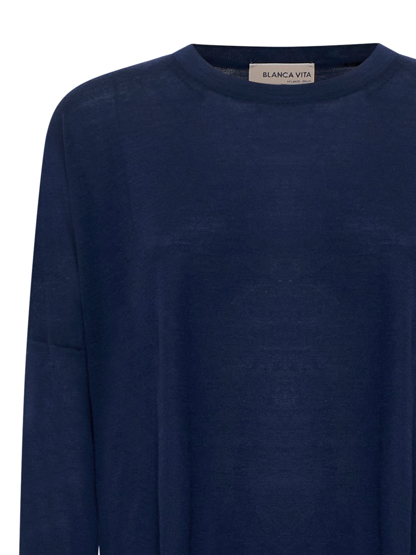 Shop Blanca Vita Sweater In Blue