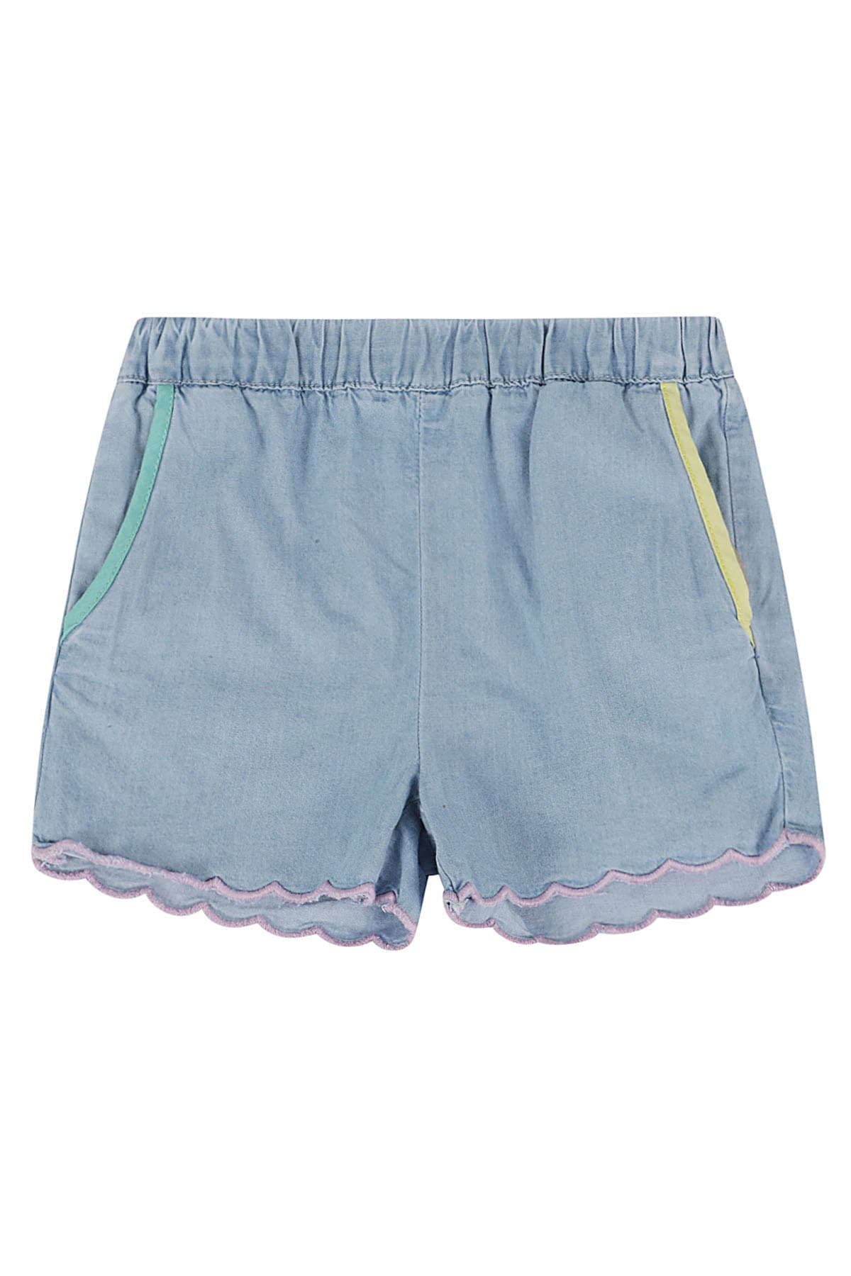 Shop Stella Mccartney Shorts In Blue