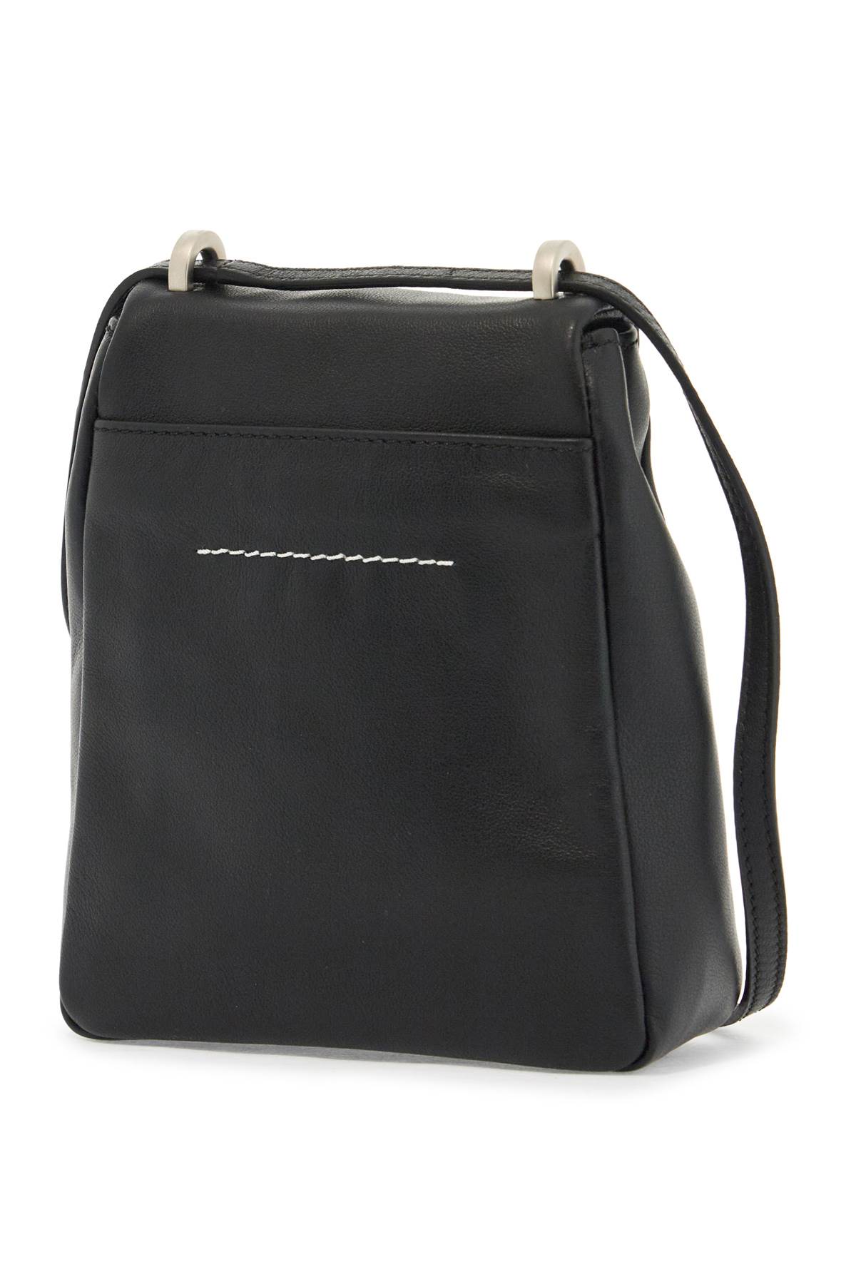 Shop Mm6 Maison Margiela Small Numeric Shoulder Bag In Black (black)