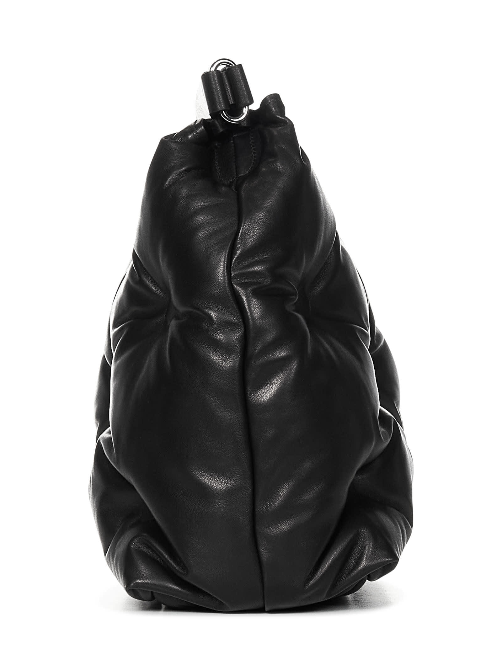 Shop Maison Margiela Glam Slam Classique Large Shoulder Bag In Black