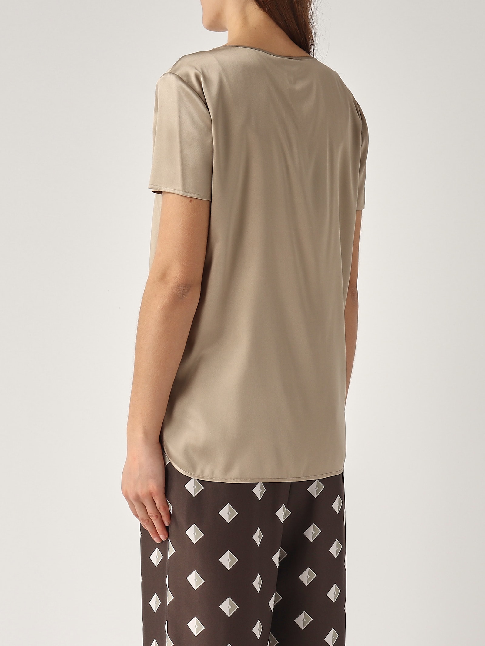 Max Mara Cortona Blouse In Oro