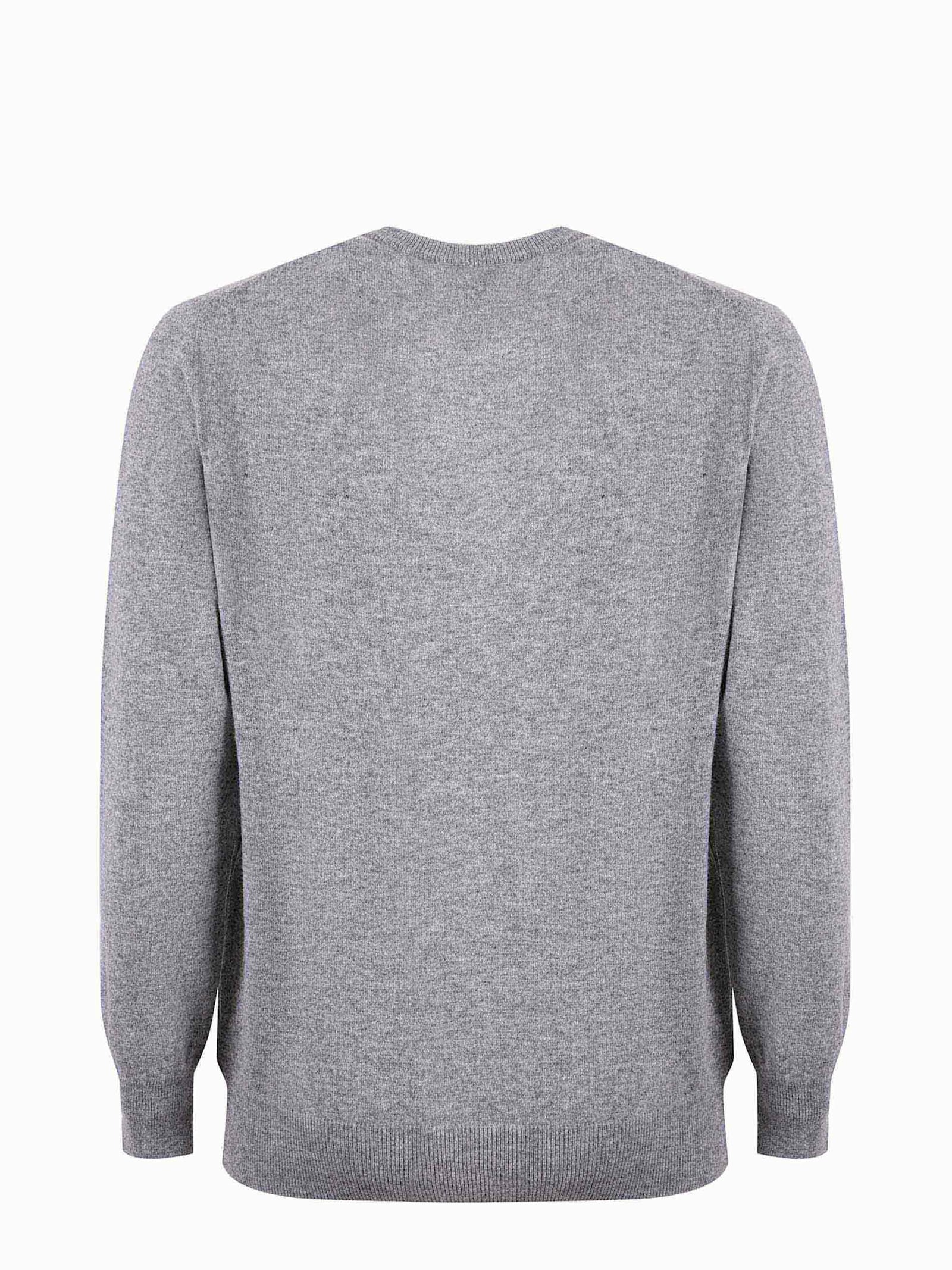 Shop Mc2 Saint Barth Sweater In Wool And Cashmere Blend In Grey