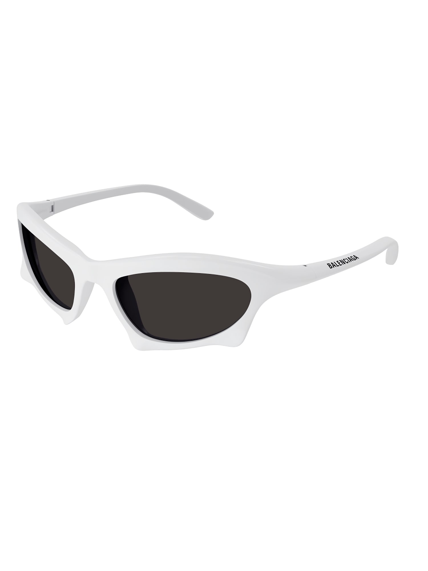 Shop Balenciaga Bb0229s Sunglasses In White White Grey