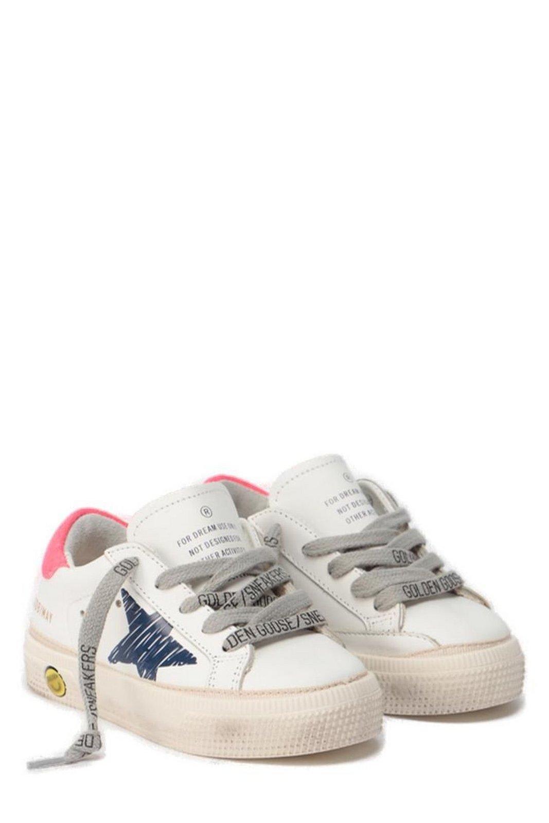 Golden Goose Star Printed Lace-up Sneakers