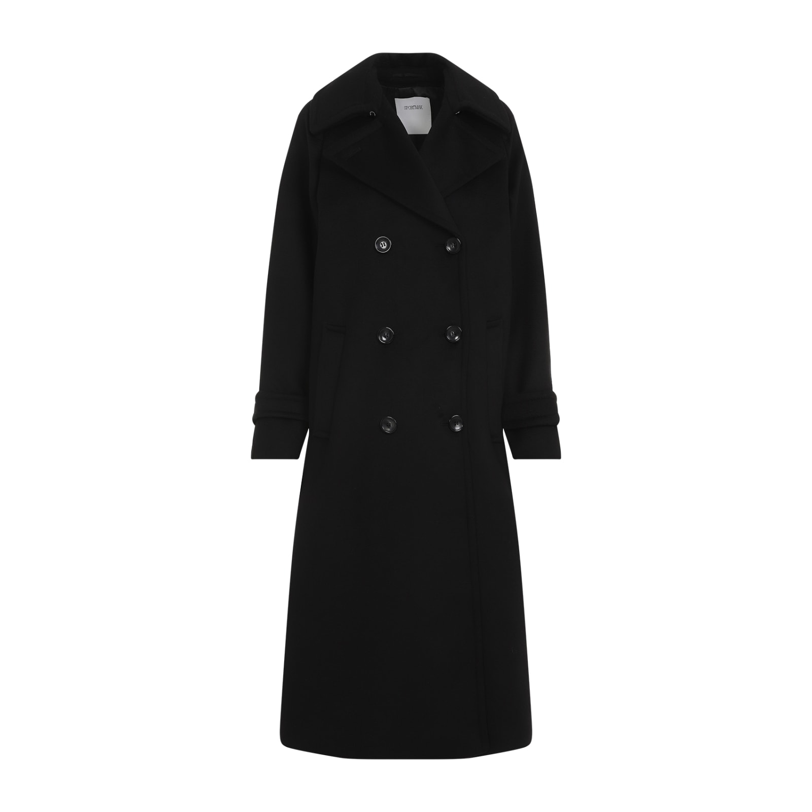 Shop Sportmax Leandro Coat In Black