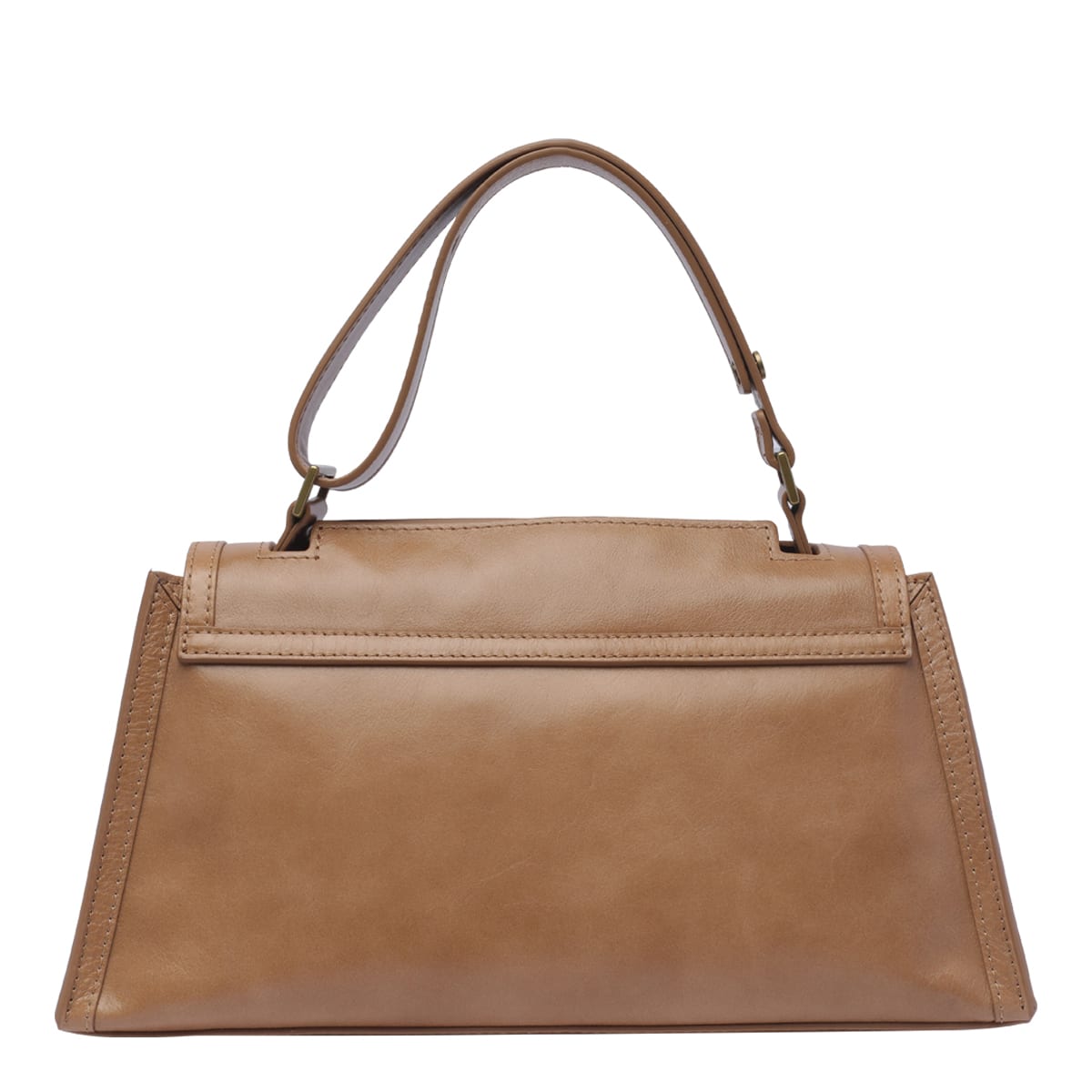 Shop Orciani Notturno Shoulder Bag In Brown
