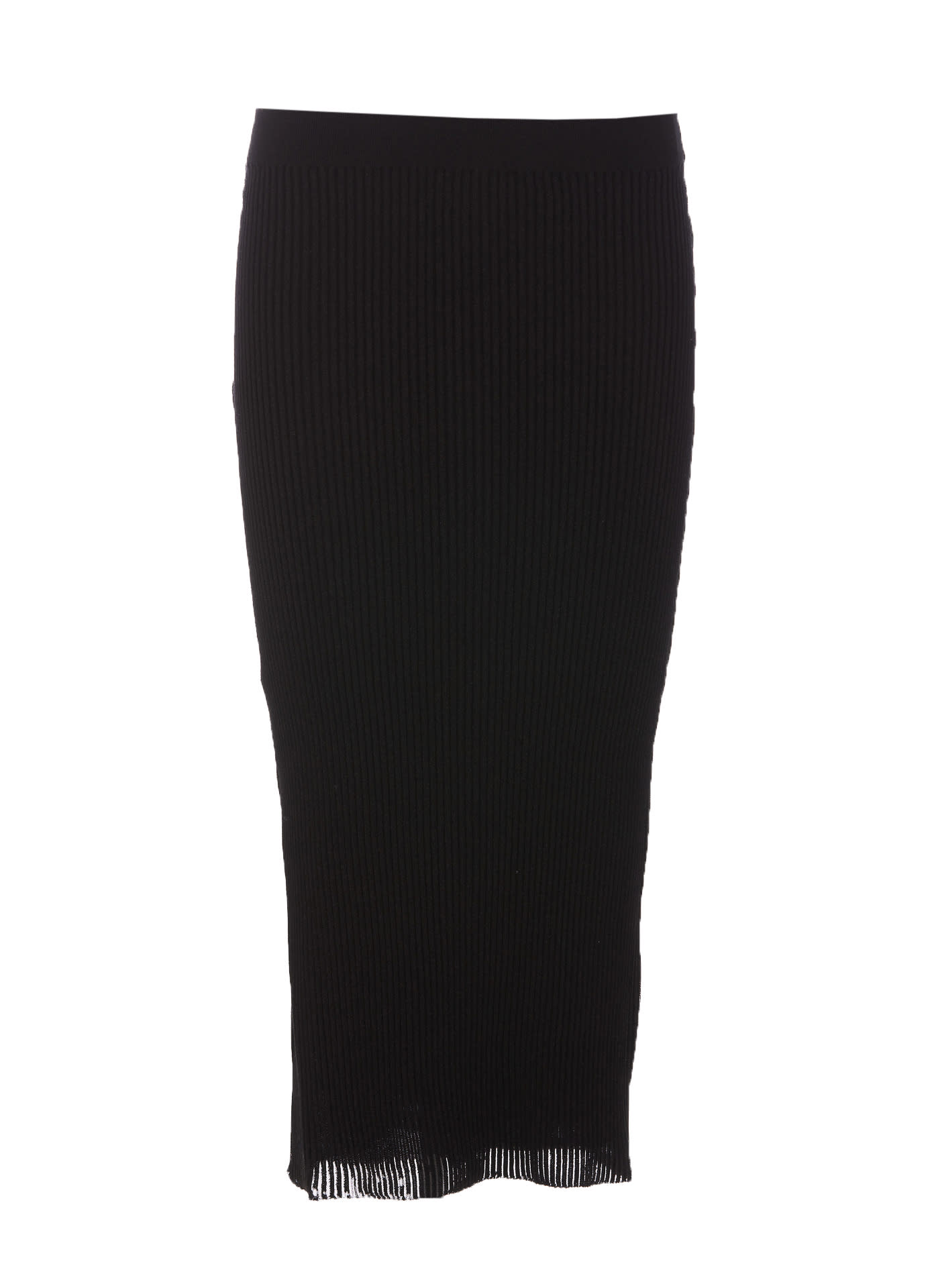 Shop Roberto Collina Skirt In Black