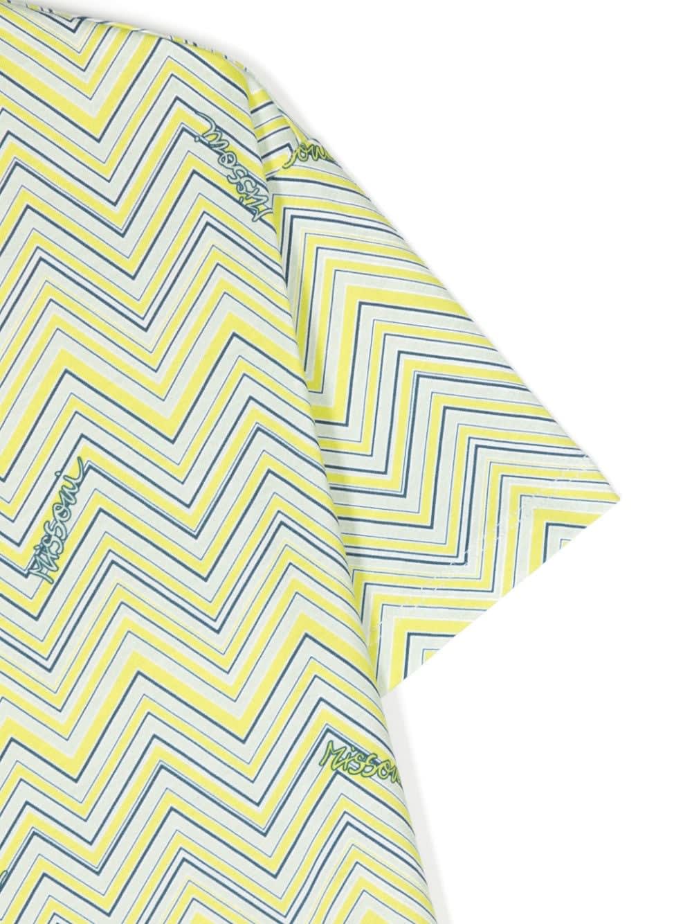 Shop Missoni T-shirt Con Stampa In Green