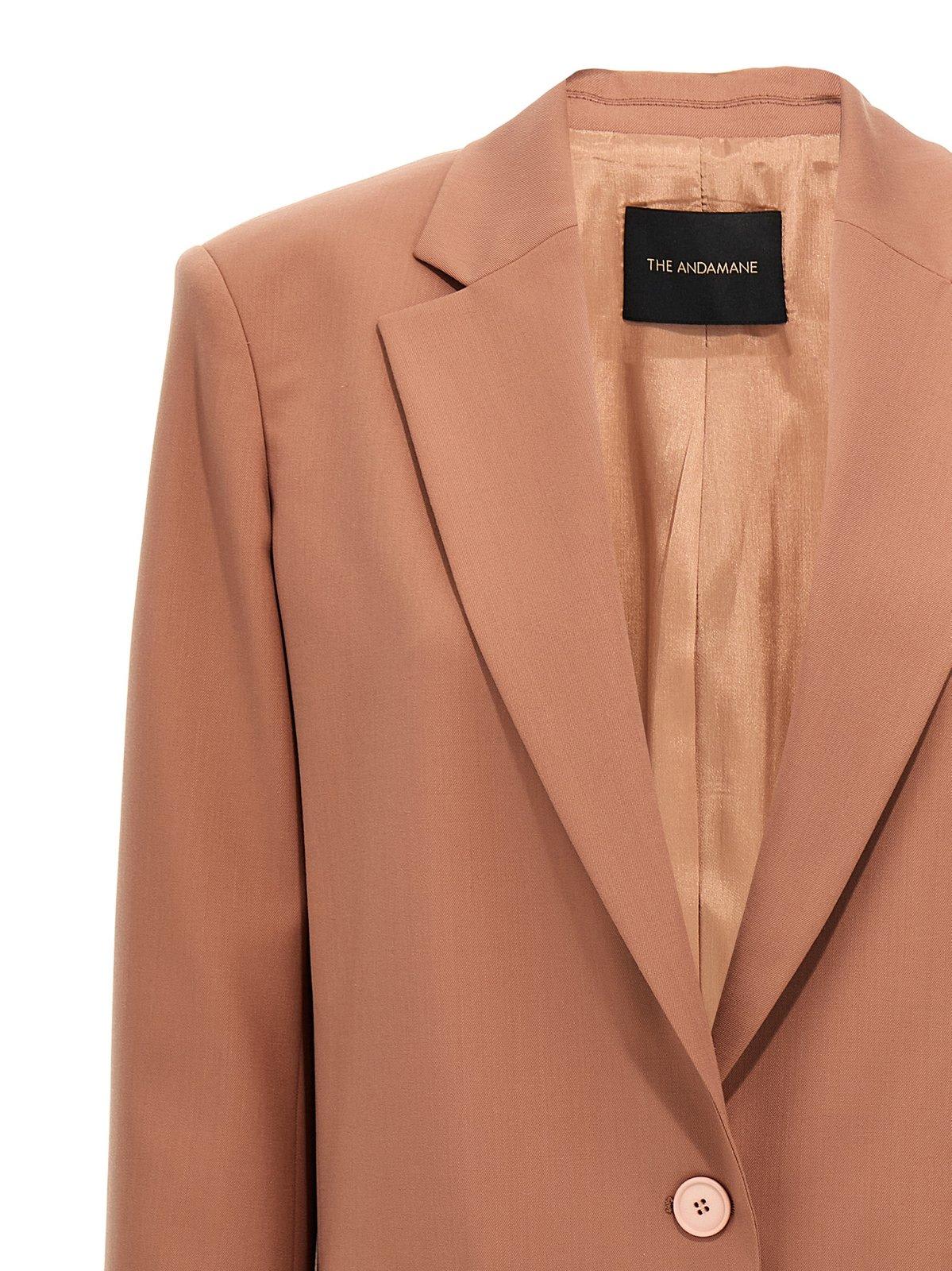 The Andamane Notched Lapels Single-breasted Blazer