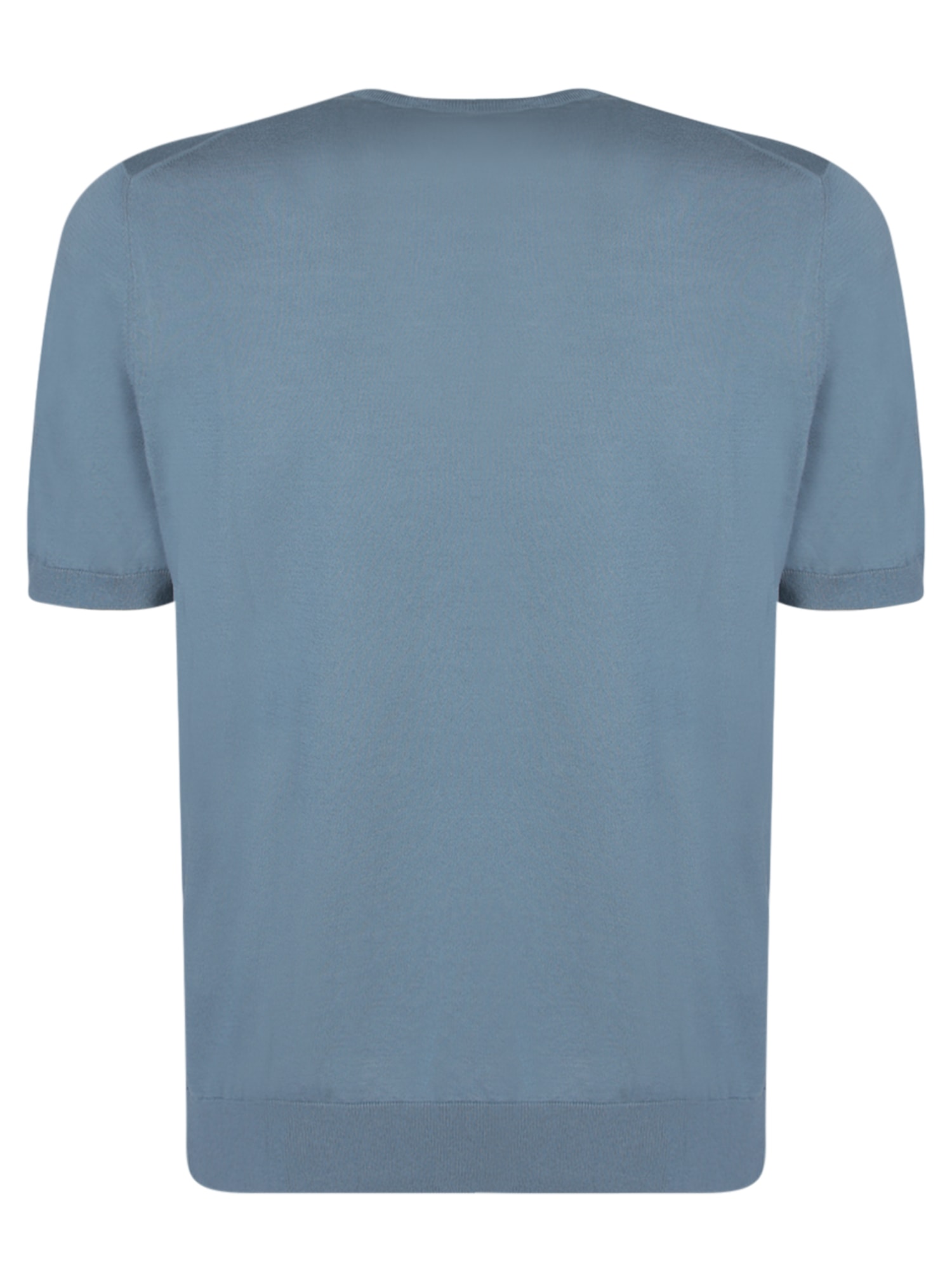 Shop Tagliatore Short Sleeves Petrol T-shirt In Blue