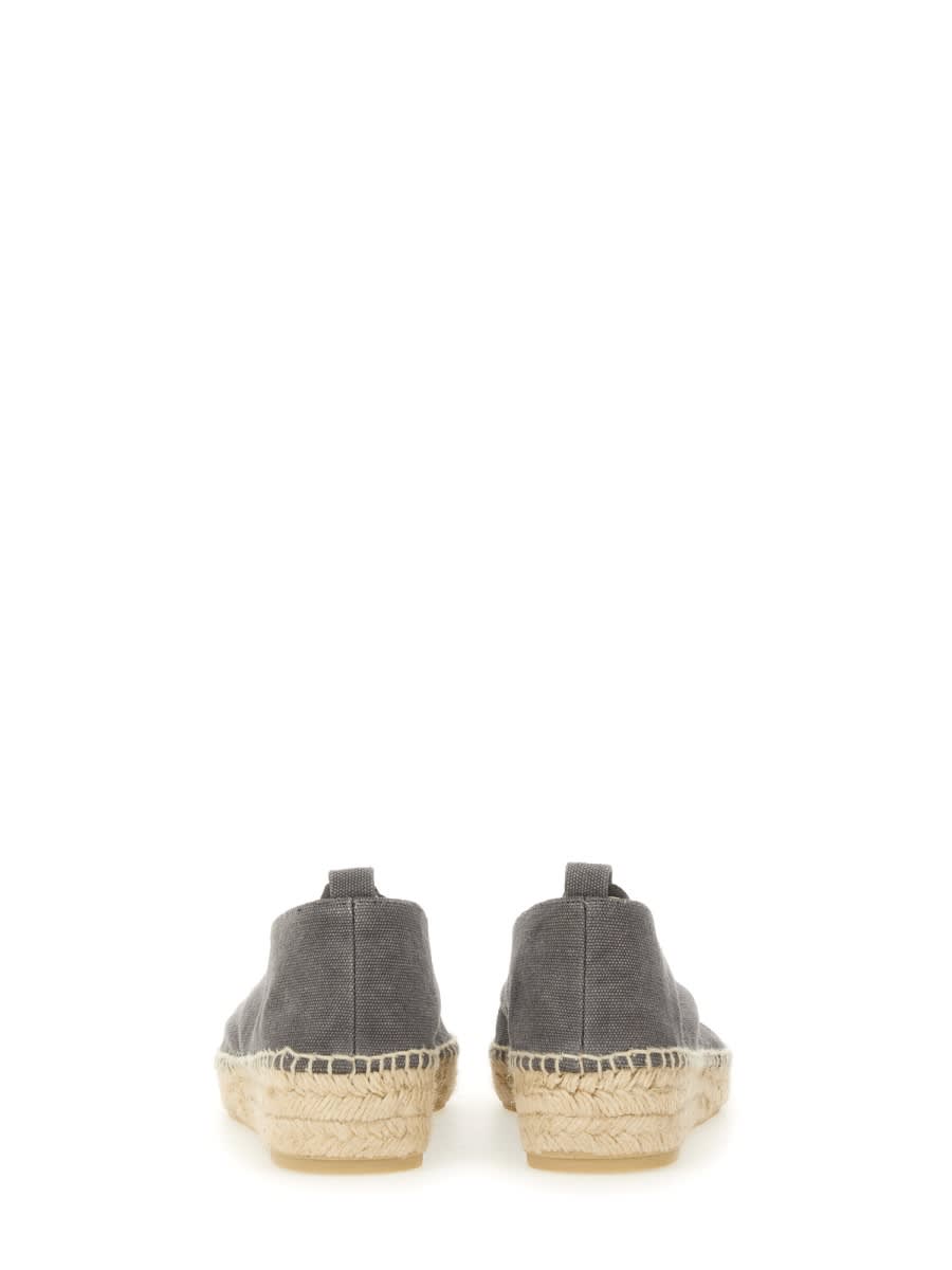 Shop Castaã±er Espadrille Gea In Grey