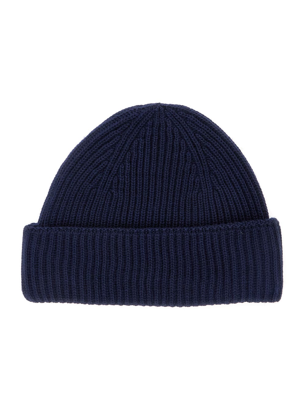 Maison Kitsuné Fox Head Large Beanie In Blue