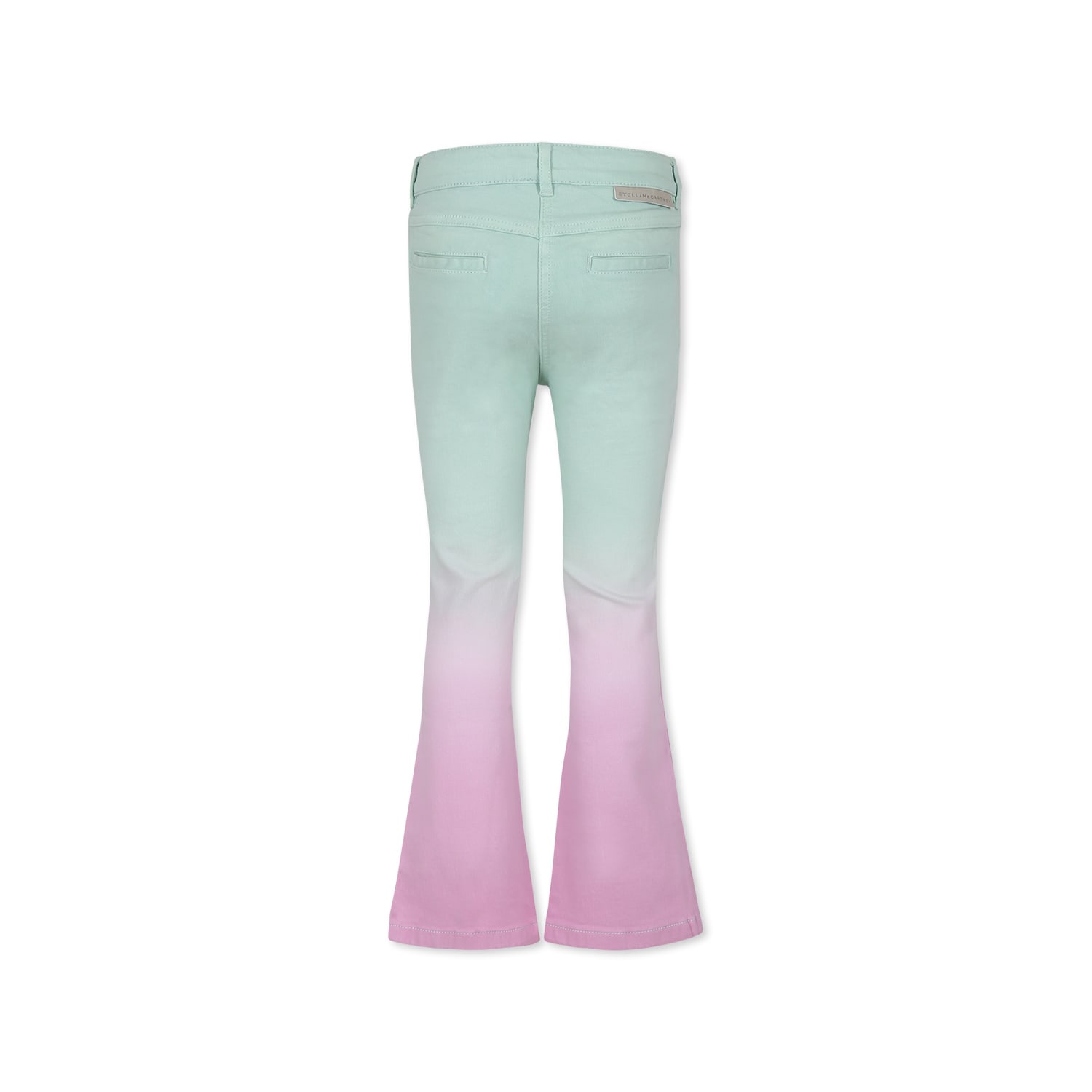 Stella Mccartney Multicolor Cotton Denim Jeans In Multicolor