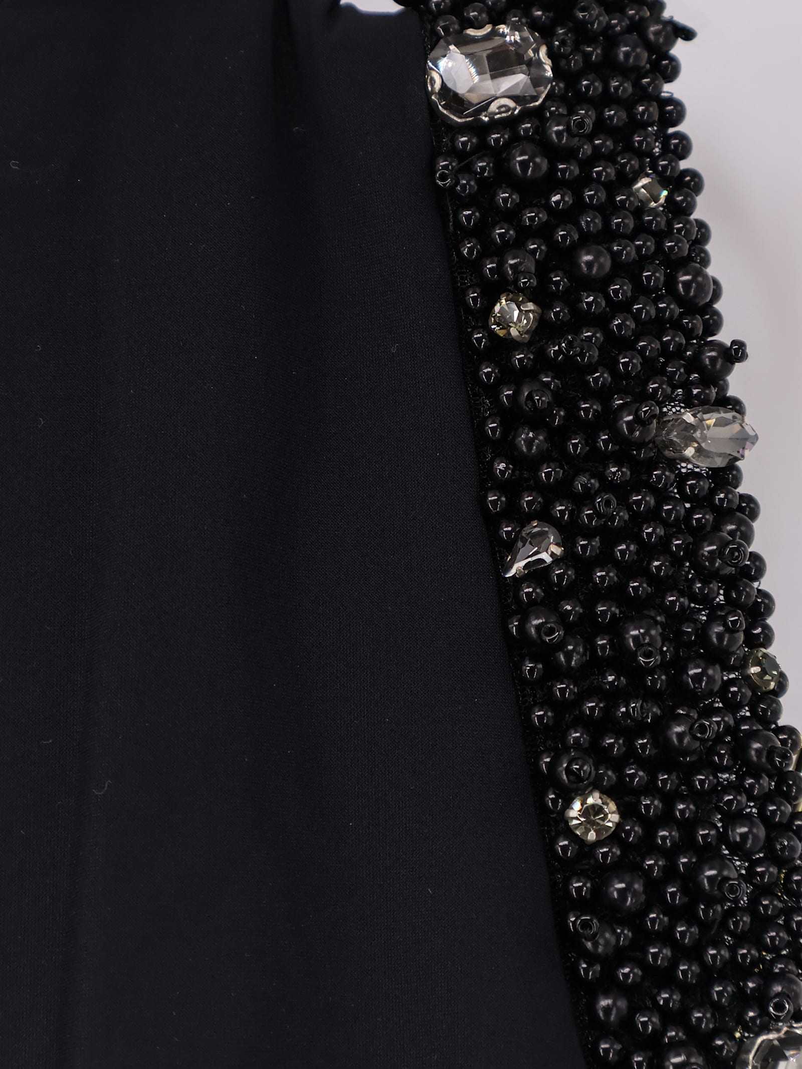 La Petit Robe Di Chiara Boni Taevy Jersey Jumpsuit In Black