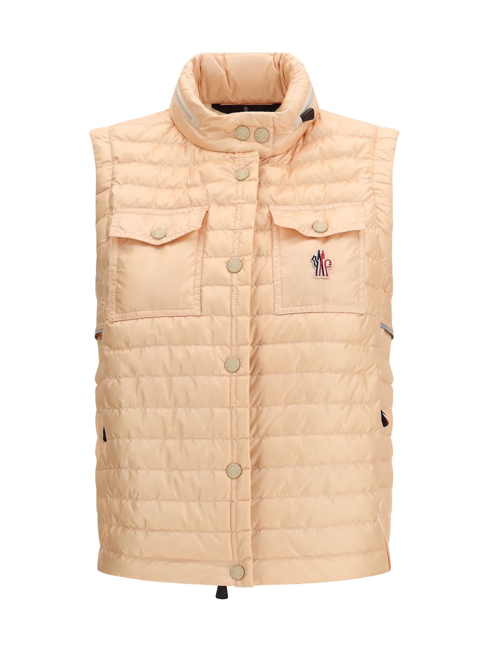 Moncler Gumiane Vest In Pink