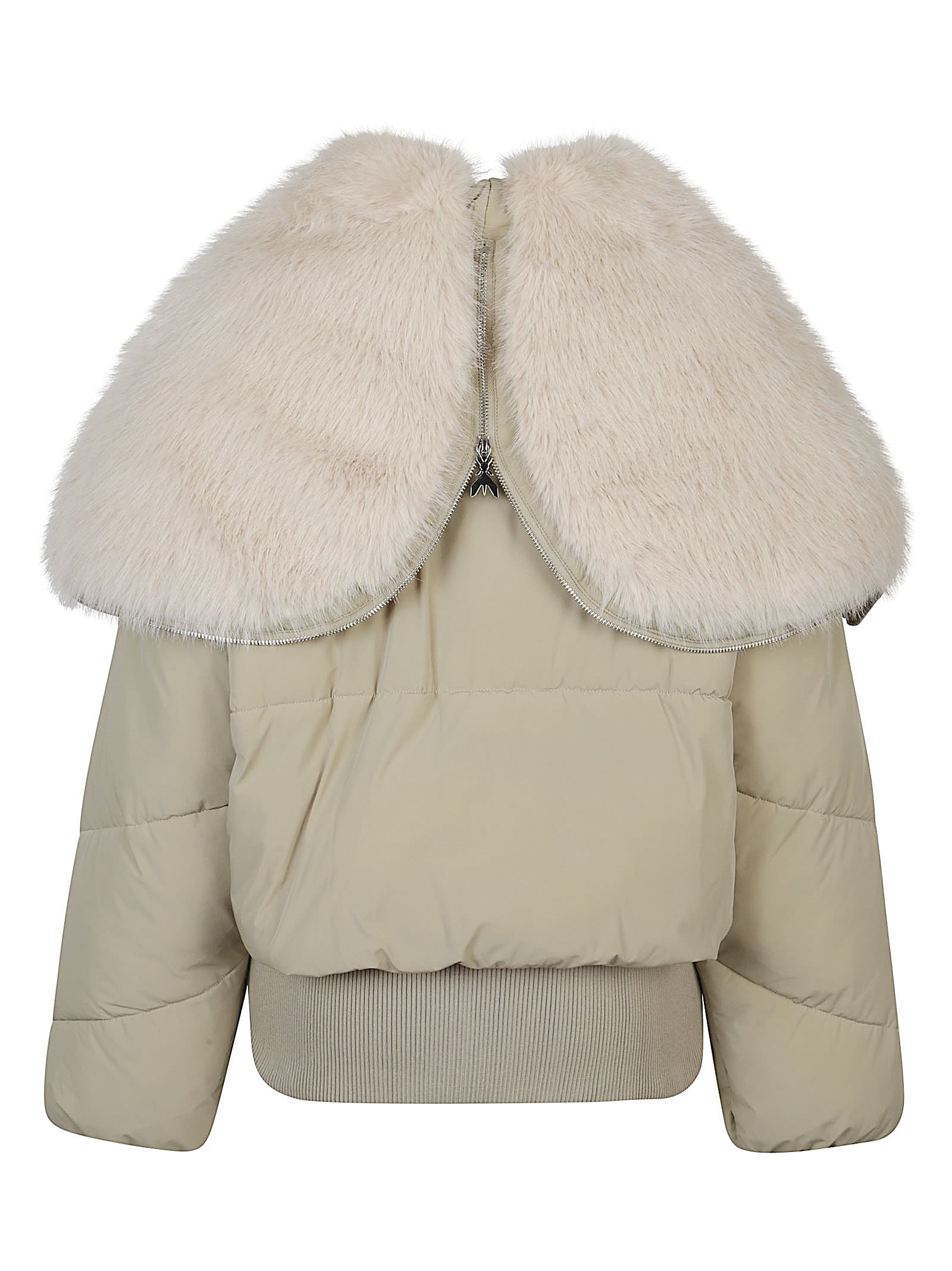 Patrizia Pepe Down Jacket In Brown