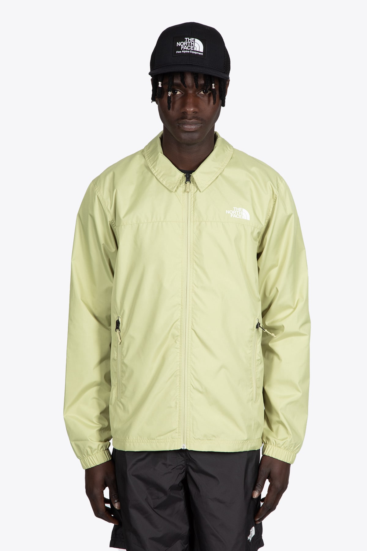 The North Face M Cyclone Coaches Jacket Weeping Lime green nylon coach jacket - M cyclone coaches jacket weeping