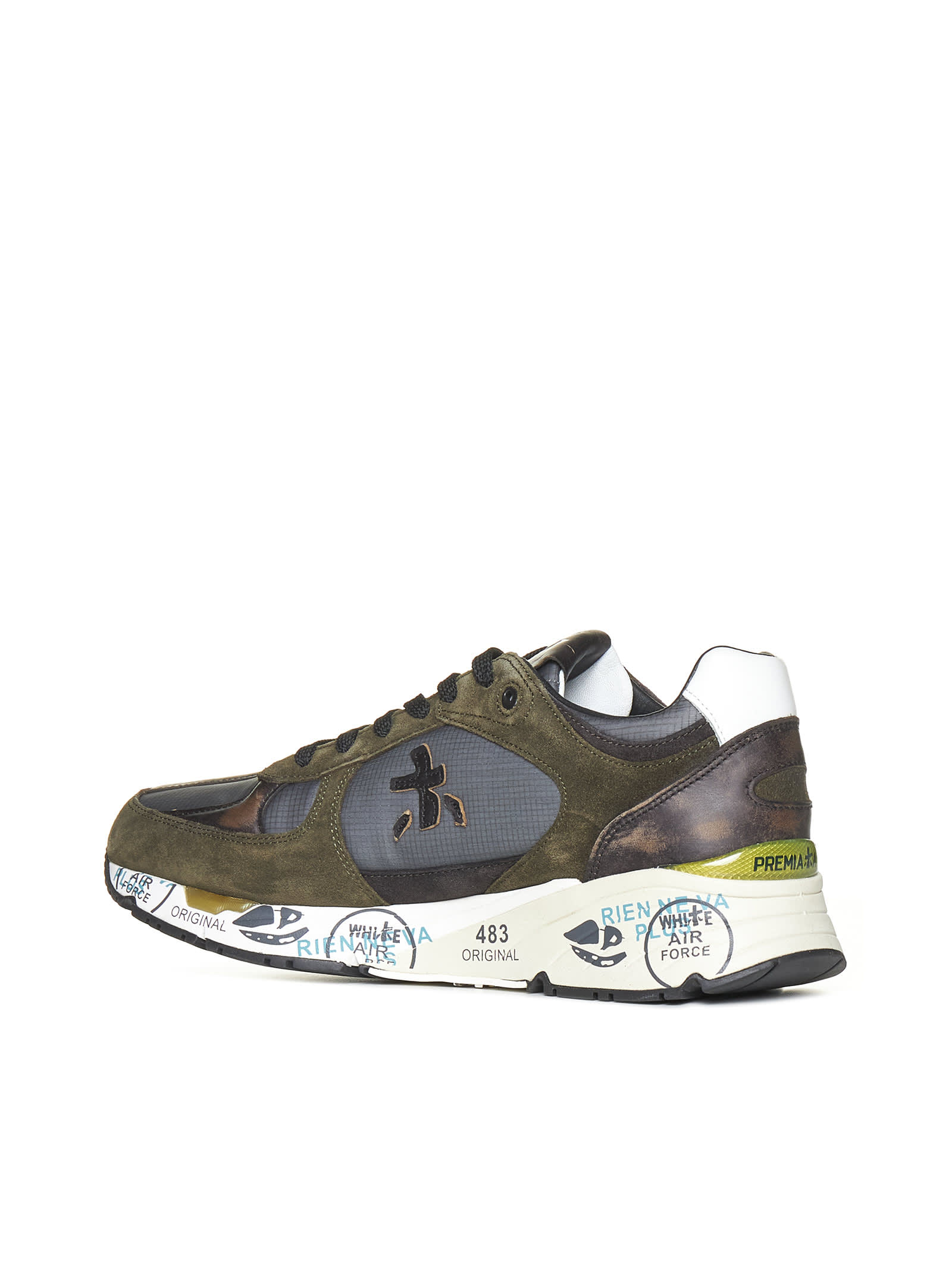 Premiata Sneakers In Green