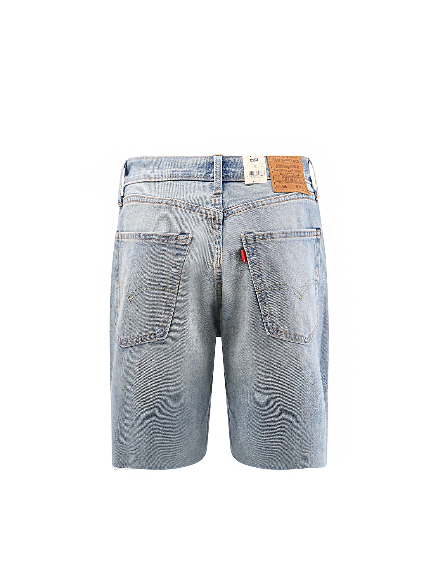 Shop Levi's 468 Stay Loose Bermuda Shorts In Blue