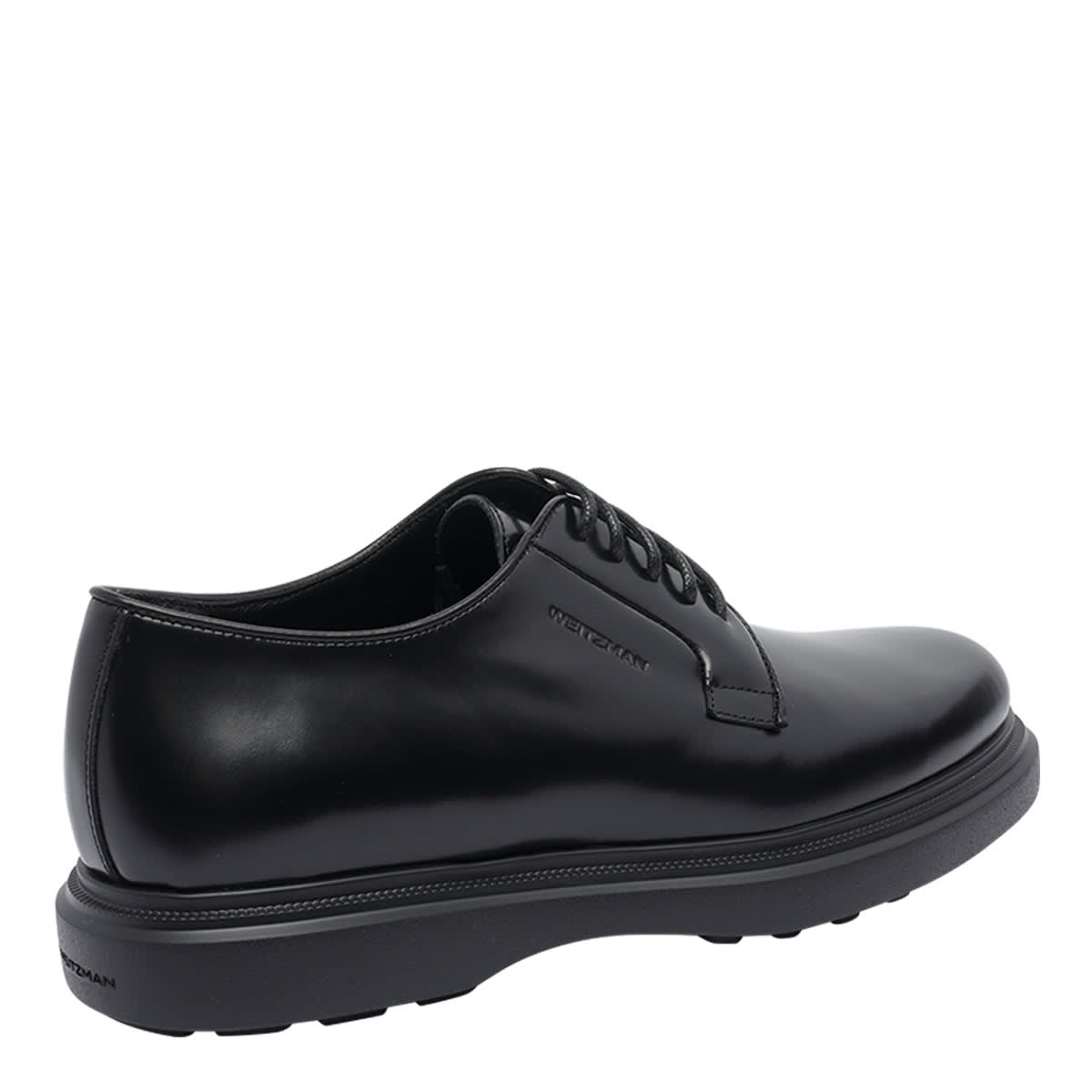 Stuart Weitzman Benson Laced Up Shoes In Black