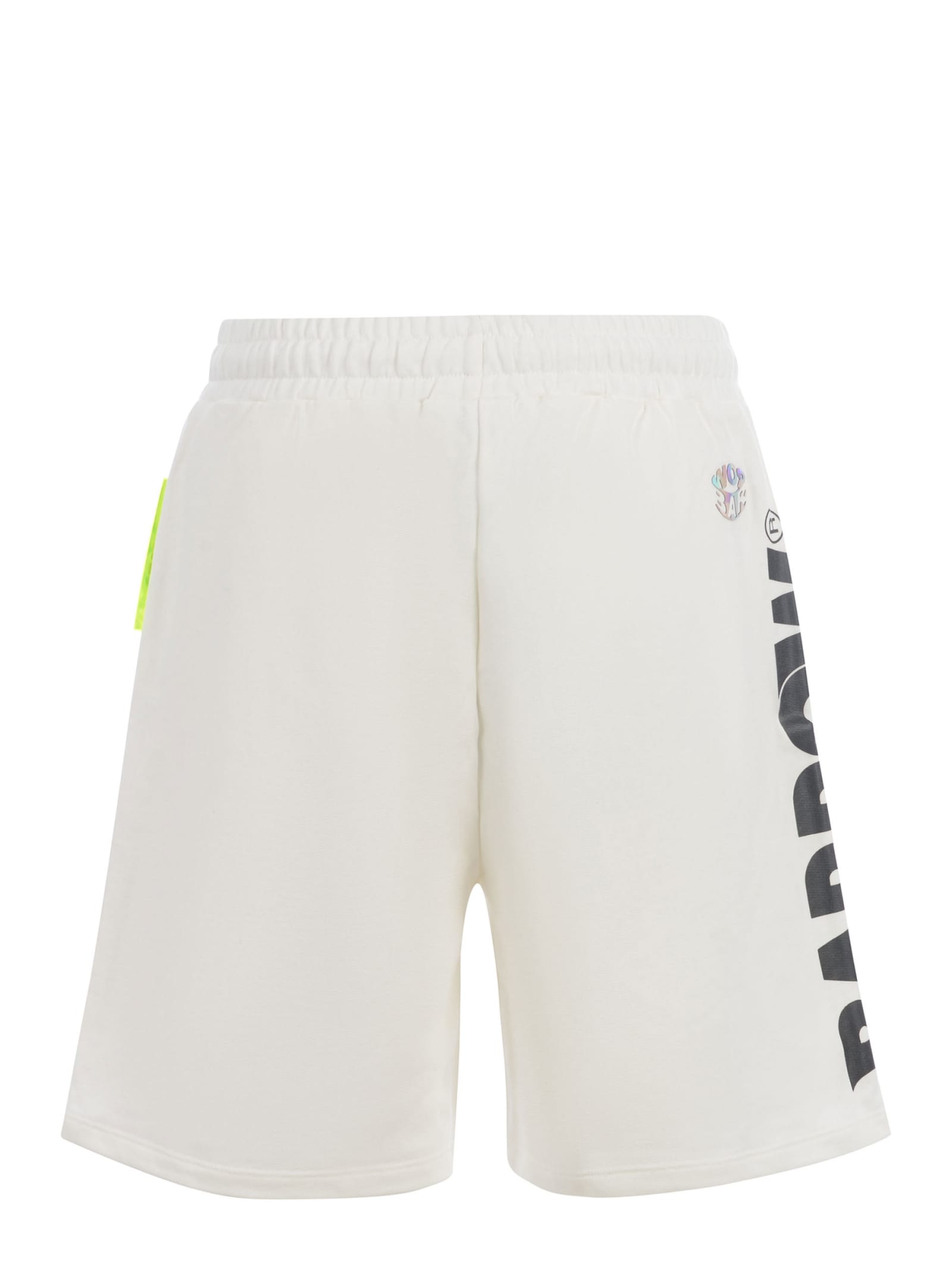 Shop Barrow Shorts  In Cotton In Bianco