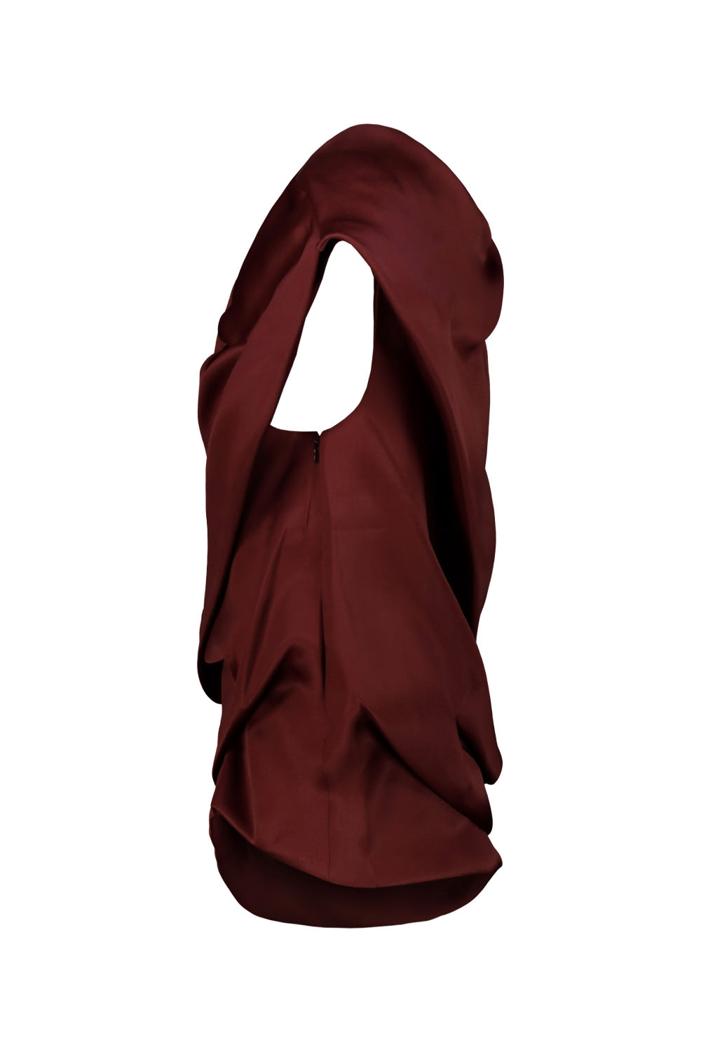 Shop Khaite Luola Top In Oxblood